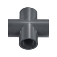 thumbnail image 3 of Unique Bargains 1 Inch 4 Way Tee Shape Tubing Cross Joint Connectors Adapters PVC Water Pipe Fittings, 3 of 4