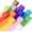 Multicolor-C, variant on 12 Rolls Crepe Paper Streamers, 12 Colors Streamers Party Supplies for Birthday Party Baby Shower Rainbow DIY Christmas Halloween Wedding Ceremony Various Large Festivals Decoration