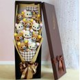 thumbnail image 2 of Graduate Teddy Bear Stuffed Animal Plush Toy Lover Rilakkuma With graduation Flower Bouquet Gift Box Birthday Graduation Gifts, 2 of 4