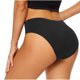 thumbnail image 4 of Puntoco Ropa interior para mujer, bragas de moda para mujer, color sólido, cintura alta, bragas de bikini para la menstruación, bañadores para la menstruación, 4 of 5