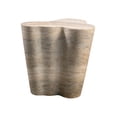 thumbnail image 2 of Slab Faux Travertine Tall Side Table, 2 of 5