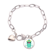 thumbnail image 1 of Universo y Alien alien. Pulsera de cadena de corazón joyería encanto moda, 1 of 3