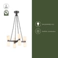 thumbnail image 3 of CH338822UBAR-Alora Lighting-Lucian - 8 Light Chandelier-37.75 Inches Tall and 22 Inches Wide-Urban Bronze Finish-Alabaster Glass Color, 3 of 7