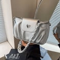 thumbnail image 1 of Women's Small Heart Design Shoulder Bag, Fashionable And Lightweight Bag With Detachable Strap, 1 of 6