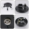 thumbnail image 4 of 3 Way Round Plate Ceiling Spotlight Cabinet Rotatable LED Light Bulbs Home Lighting Warm White Light, 4 of 8