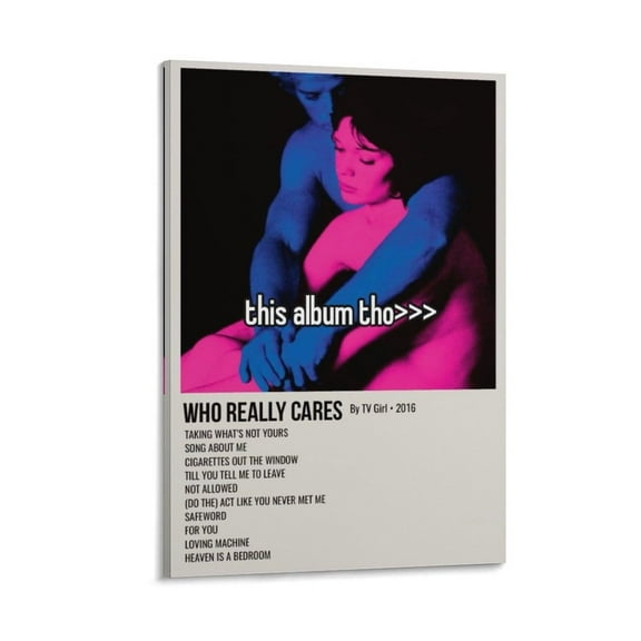 TV Girl Who Really Cares Music Album Poster 4 Print Photo Art Painting Canvas Poster Home Decorative Bedroom Modern Decor Posters