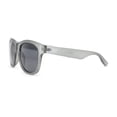 thumbnail image 3 of Kush Dark Mens Round Horn Rim Sport Plastic Retro Sunglasses Matte Slate - Black, 3 of 4