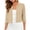 RYE1-Khaki, variant on Women's Thin Shrugs 3/4 Sleeve Polka Dot Lightweight Open Front Cardigan for Dress Loose Comfy Summer Cropped Tops