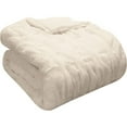 thumbnail image 4 of Home Essence Luxury Ruched Fur Throw, 4 of 4