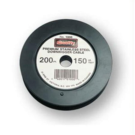 UPC: 0062017110004 | Scotty 200ft Premium Stainless Steel Replacement Cable