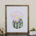 thumbnail image 3 of Raz 24" Pink and Yellow Cactus Decorative Wooden Framed Print Wall Art, 3 of 3