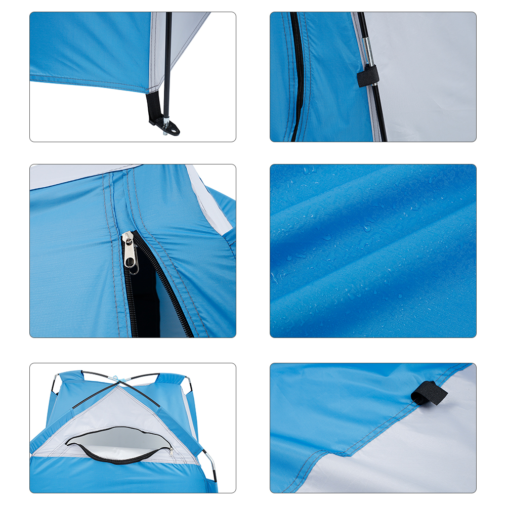 NKTIER Privacy Tent,Pop Up Privacy Tent,Portable Shower Tent Waterproof With Tent Peg,Pole,Carrying Bag,Foldable Rain Shelter For Camping Changing - image 2 of 7