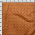 thumbnail image 3 of oneOone Cotton Jersey Orange Fabric Batik Fabric For Sewing Printed Craft Fabric By The Yard 58 Inch Wide, 3 of 4