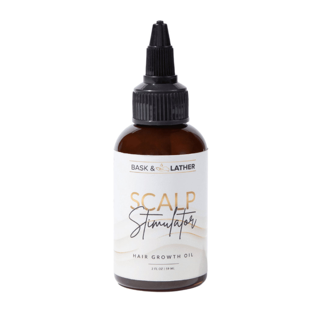 Bask & Lather Scalp Hair Growth Stimulator Oil, For All Hair Types, 2 oz
