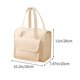 thumbnail image 3 of Fiudx Bolsa de Almuerzo Portátil, Diseño de Aluminio Aislante, Abertura Doble Grande, Almacenamiento Compacto con Múltiples Compartimentos, Portátil para Uso En El Trabajo y La Escuela, Asas Ergonómi, 3 of 6