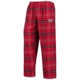 thumbnail image 2 of Men's Concepts Sport Red/Black Chicago Bulls Ultimate Plaid Flannel Pants, 2 of 4