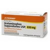 Pain Relief Acetaminophen Suppository 650 mg, Refrigerate-Box of 100