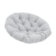 thumbnail image 4 of Cojín para silla Papasan, cojín para silla tipo huevo, cojín para silla tipo cesta colgante, tapete grueso multiusos para silla de jardín para sala de Gris claro, 4 of 9
