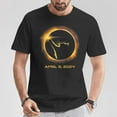 thumbnail image 2 of Cat Solar Eclipse 2024 T-Shirt, Funny Feline Celestial Event Graphic Tee, April 8 Total Solar Eclipse Path of Totality Souvenir Shirt for Men Women Kids Cat Lovers and Astronomy, 2 of 3