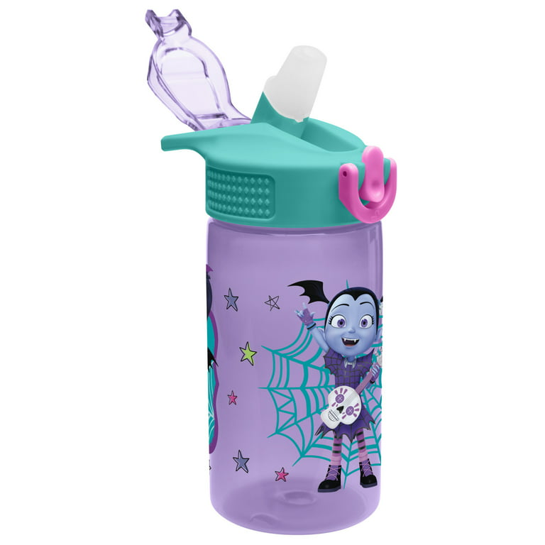 Zak Designs Water Sports Bottle with Flip Up Lid and Permanent