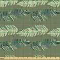 thumbnail image 2 of Ambesonne Jungle Fabric by the Yard Upholstery, Tropical Atmosphere Forest, 10 Yards, Sage Green Slate Blue, 2 of 5