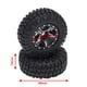 thumbnail image 3 of 4 Uds CNC Micro ruedas de neumáticos aptos para Axial SCX24 90081 00001 000002 RC crawler piezas de repuesto Negro B, 3 of 8