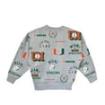 thumbnail image 3 of Girls Youth Gameday Couture  Heather Gray Miami Hurricanes Always On Repeat Pullover Sweatshirt, 3 of 3