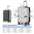 thumbnail image 6 of Balery Luggage Cover Back To School Print Suitcase Covers for Luggage Elastic Washable Suitcase Protector Fits 18-32 Inch Luggage-Medium, 6 of 9