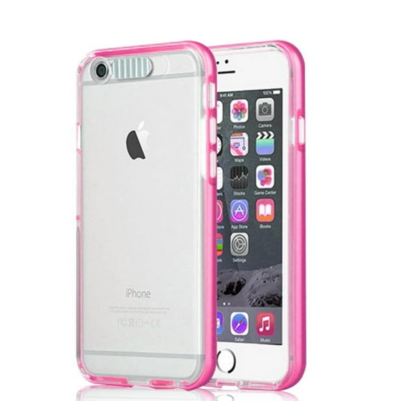 Iphone 6s Case, Gold Cherry Iphone 6s Incoming Call Flash Message Blink Hybrid Cover Case for Iphone 6s & Iphone 6 (Pink)