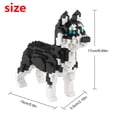 thumbnail image 2 of Larcele Micro Husky Dog Building Blocks Super Mini Pet Building Toy Ladrillos 950 Piezas Kljm-02 (Husky), 2 of 5