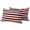Red, variant on Outdoor Waterproof Pillow Covers Watercolor Pink Red Stripe Decorative Throw Pillow Protectors,Pillowcase Cushion Cases for Patio Sofa Garden Couch,16x16in,Pack of 2
