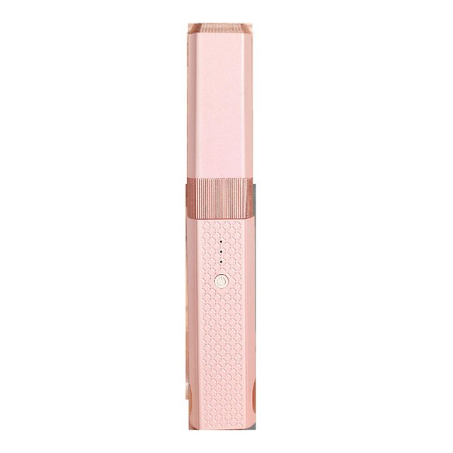 Cordless Hair Straightener and Curler, Fast Heating, Damage Prevention, Straightener and Curler, Pink