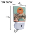 thumbnail image 4 of Yayeee LED Night Light for The Home Plug in With Light Sensors 2 Pack, Retro UFO, 4 of 6