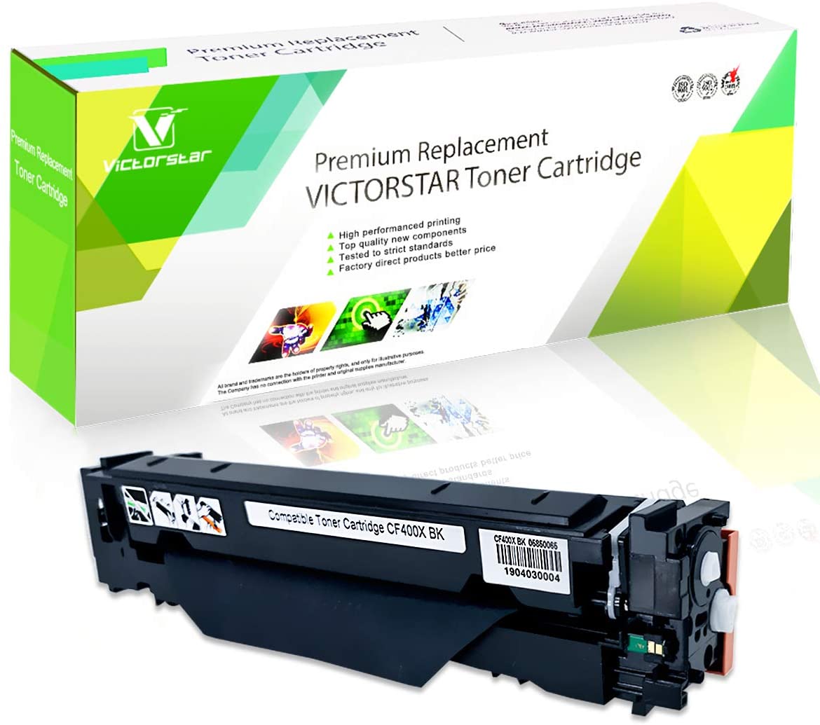 Lot De 4 Toners Compatibles HP 201X (Noir, Cyan, Jaune, Magenta) - Pour HP Color LaserJet Pro MFP M277dw, M252dw, Etc.