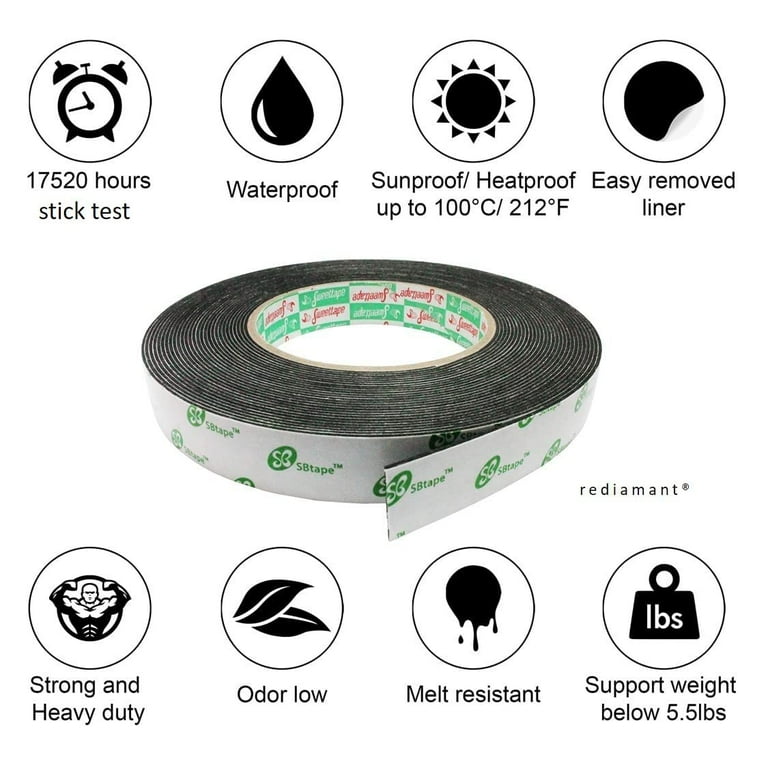 REDIAMANT A Car Molding Emblem Tape Automotive Double Sided
