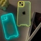 thumbnail image 2 of Funda de teléfono de silicona suave transparente luminosa con luz nocturna para iPhone 14 11 12 13 14 Pro Max 15 16 Pro X XR XS Fundas traseras a prueba de golpes, 2 of 5