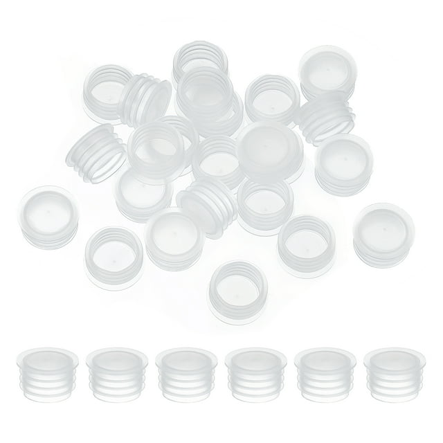 Tapones para molinillos de sal y pimienta Reemplazo de tapón de plástico Tapa redonda 0.63"