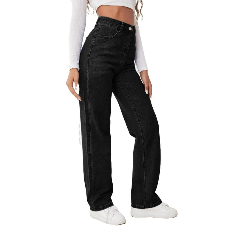 Walmart black top jeans womens