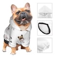 thumbnail image 2 of Bingfone Bbaseball Dog Dog Clothes Hoodie, Pet Winter Coat,Puppy Sweatshirts for Small Dogs Boy Girl,Suitable for All Breeds-X-Large, 2 of 6