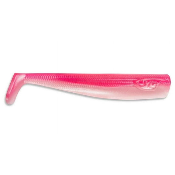 JYG Pro SWYM Y Tail 5" 4pk Flamingo