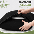 thumbnail image 4 of Queen Pillow Cases Set of 2 Rayon Derived from Bamboo Cooling Pillowcase,Black 20x30 inches MYDOMIC, 4 of 8