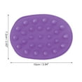 thumbnail image 4 of Unique Bargains 1 Pc Anti-slip Hair Shampoo Brush for Head Massage 3.94"x2.83"x2.83" Purple, 4 of 6