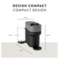 thumbnail image 3 of Nespresso Vertuo Pop+ Coffee Machine by Breville, Dark Grey, 3 of 9