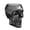 Black, variant on KGJQ Gothic Skull Wall Vase, Tabletop or Wall Mounted Flower Vase, Translucent Skull Vase for Dark Home Decor, Unique Macabre Aesthetic Gift