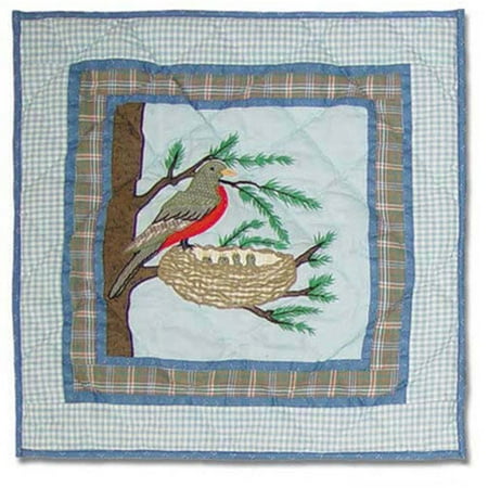 Patch Magic Songbirds Cotton Throw Pillow