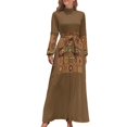 thumbnail image 1 of Soy un estuche de cestería con letras amarillas Vestido largo Vestido de verano Ropa de mujer Corea Vestidos de fiesta elegantes para mujer, 1 of 4