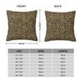 thumbnail image 2 of Pofeuu Leopard1 Print Double-sided plush pillowcase Square Throw Pillow Covers Pillows Cover for Living Room Bedroom Sofa Couch Cushion Cover（No pillow core）-20"x20", 2 of 7