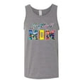 thumbnail image 2 of Wild Bobby, Colorful Softball Mom, Mother's Day, Men Graphic Tank Top, Heather Grey, 3XL, 2 of 3
