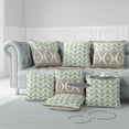 thumbnail image 5 of Floral Fusion Indoor/Outdoor Pillow with Removable Cover in Blue 16x16, 5 of 6