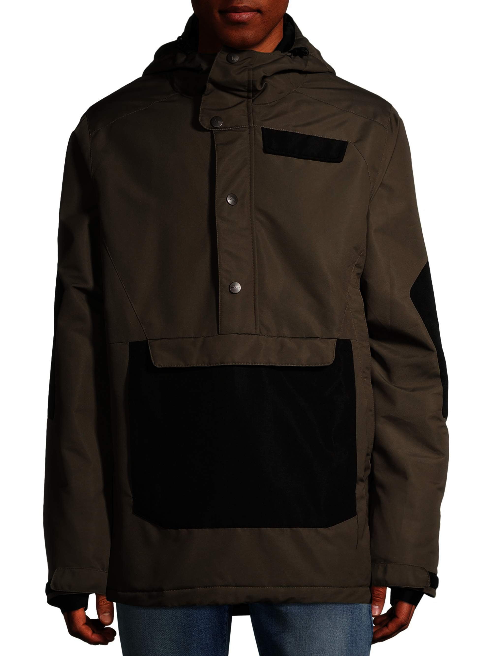 Iceburg Men's Anorak Insulated Pullover Jacket, up to Size 3XL